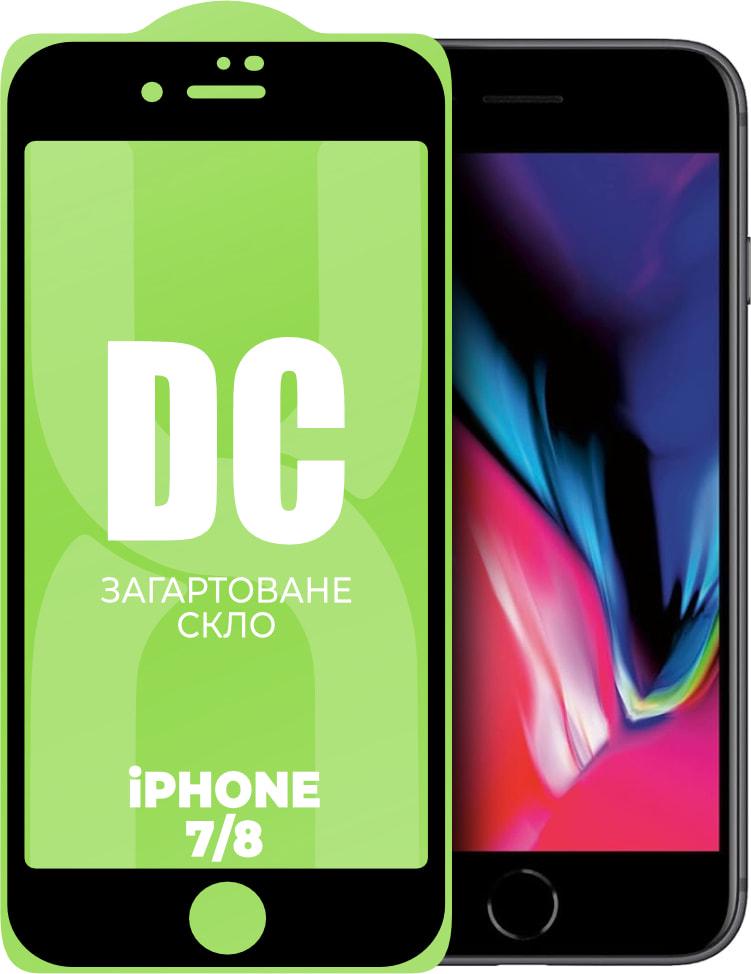 Скло захисне DC Glass iPhone 7/8 Full Glue (33914) Скло захисне DC Glass iPhone 7/8 Full Glue (33914)