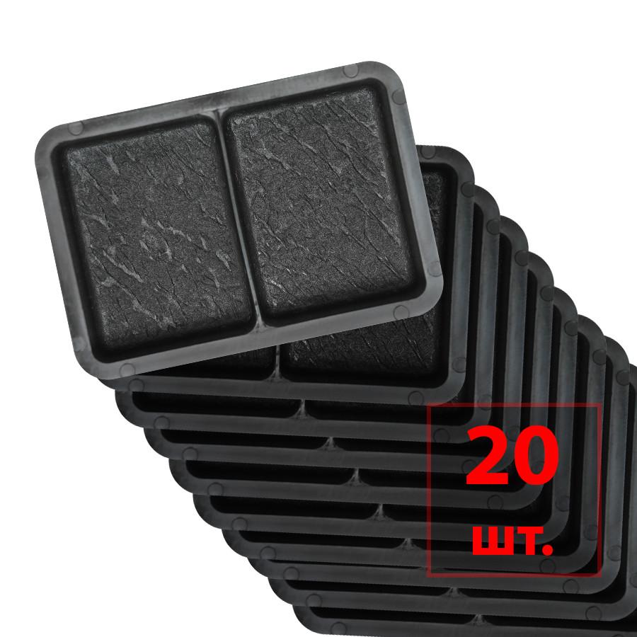 Форми для тротуарної плитки Верес Україна Брук Старе місто половинки 120х90х60 мм 20 шт. - фото 4 Форми для тротуарної плитки Верес Україна Брук Старе місто половинки 120х90х60 мм 20 шт. - фото 4