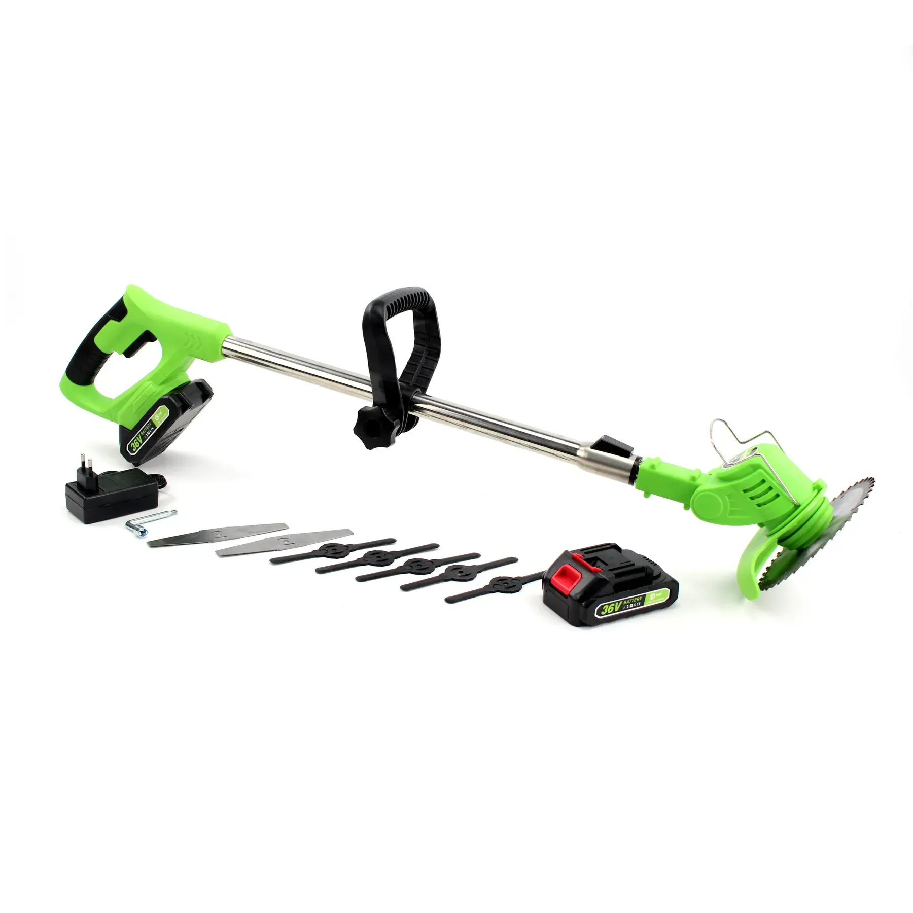 Тример для трави THO Lux акумуляторний 8 насадок 2 АКБ (Lux8)