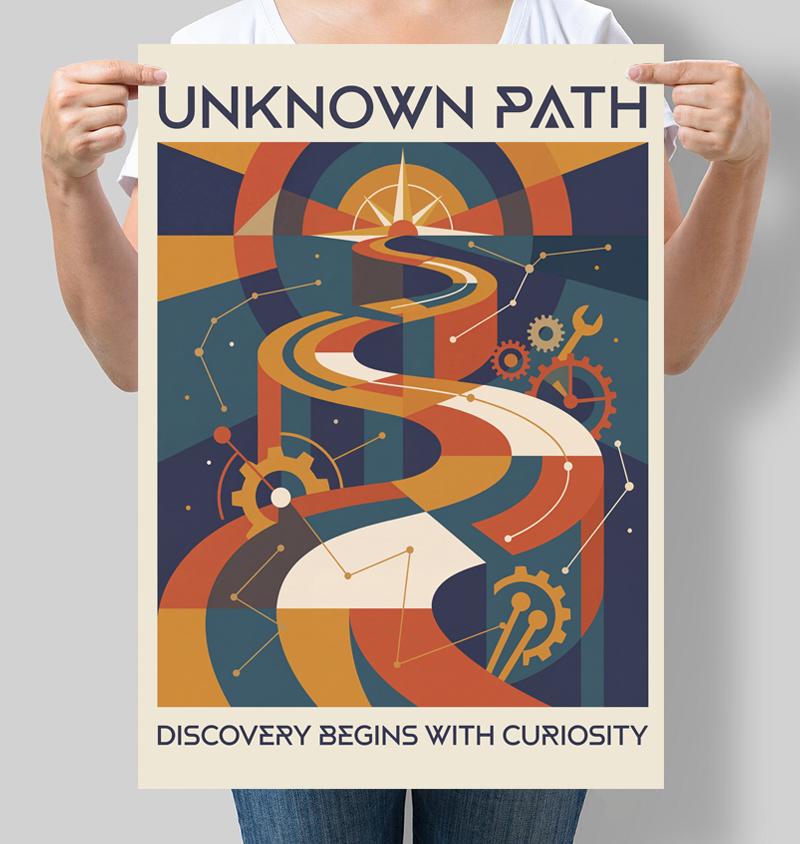 Постер Unknown Path Future Vision Collection 30x42 см A3 без рамки (DZ147_A3)