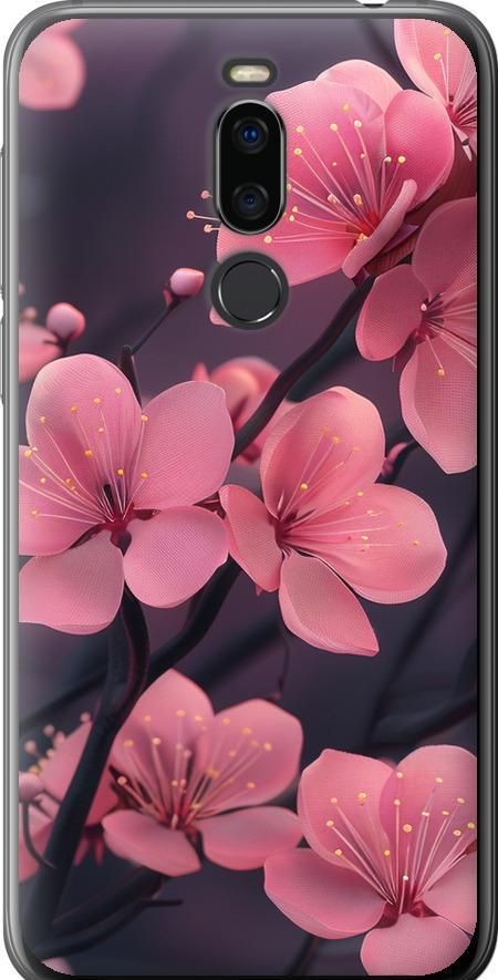 Чехол на Meizu X8 Пурпурная сакура (6075u-1601-42517)
