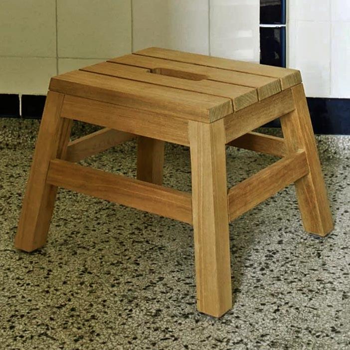 Табурет для ванной из дерева Портолес Сиена (ТВН-004405)