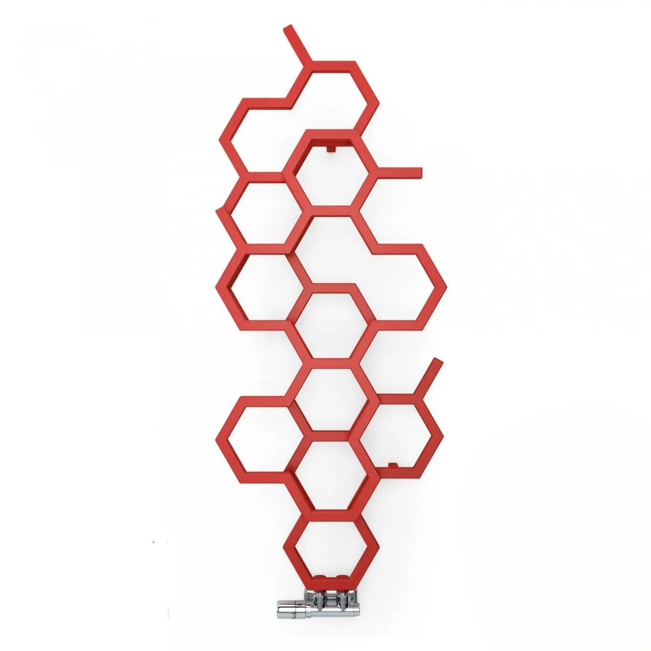 Полотенцесушитель водяной Terma HEX 1220x486 мм RAL 2012 (166)