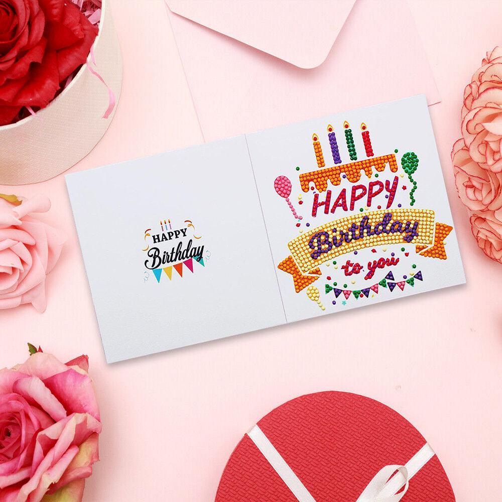 Открытка Алмазная мозаика SHLab Happy Birthday to You 30х15 см (35122) Открытка Алмазная мозаика SHLab Happy Birthday to You 30х15 см (35122)