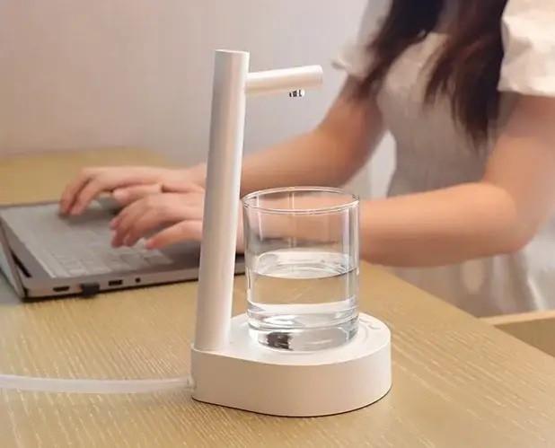 Помпа для води X115 Smart Table Water Dispense акумуляторна електрична з підставкою для склянки (2134436821) - фото 6