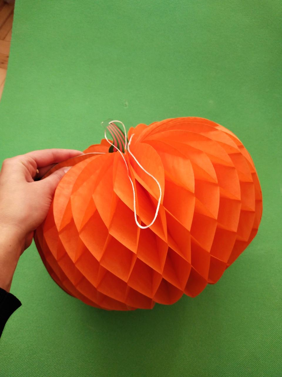 Гирлянда на Хэллоуин Тыква 30 см Оранжевый (601673) - фото 2