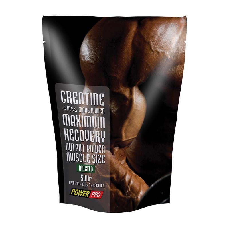 Креатин моногидрат Power Pro Creatine Maximum Recovery Мохито 500 г (03483-02)