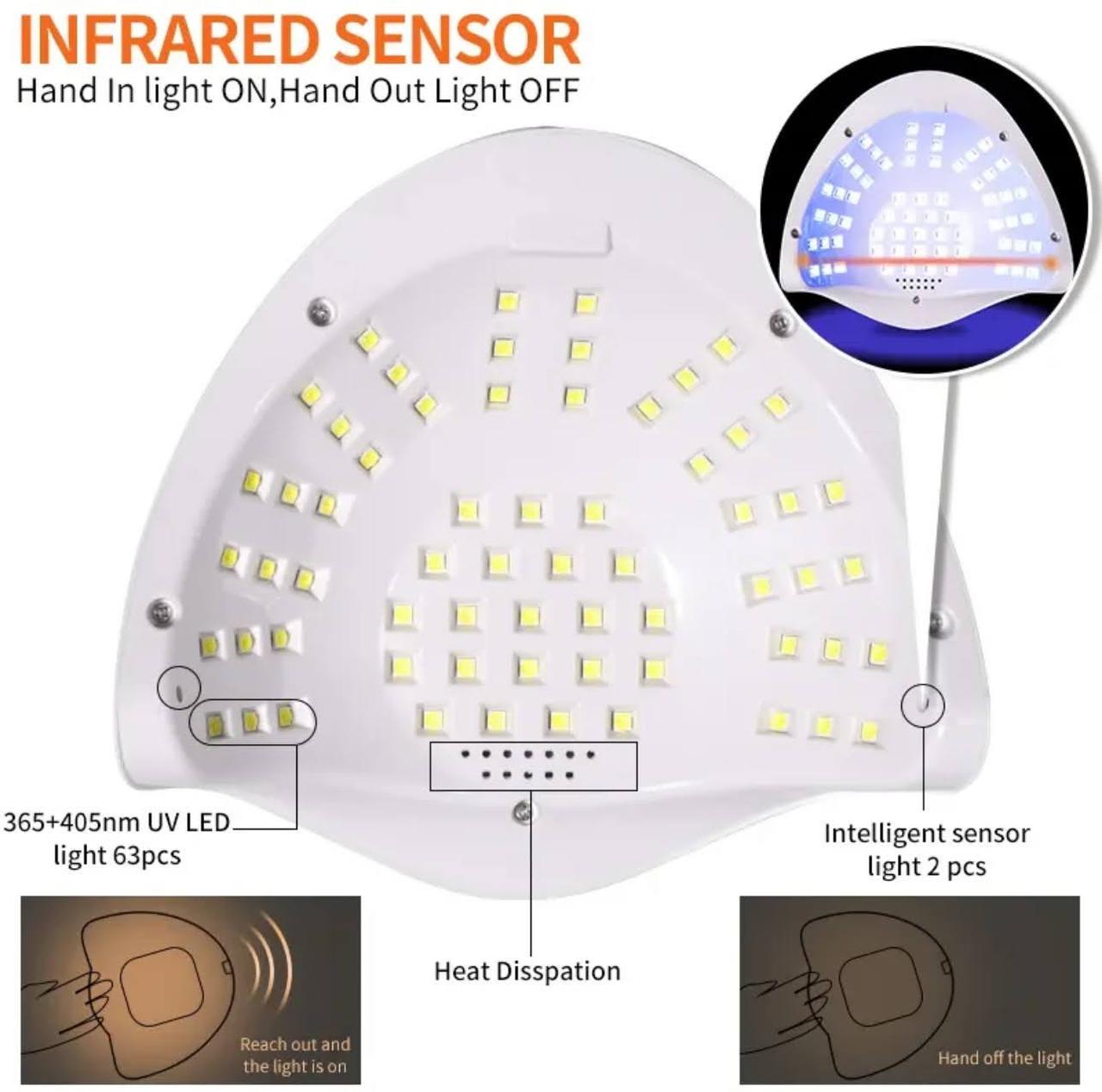 Лампа UV/LED SUN C1 для манікюру та педикюру з дисплеєм та таймером 288 Вт - фото 4