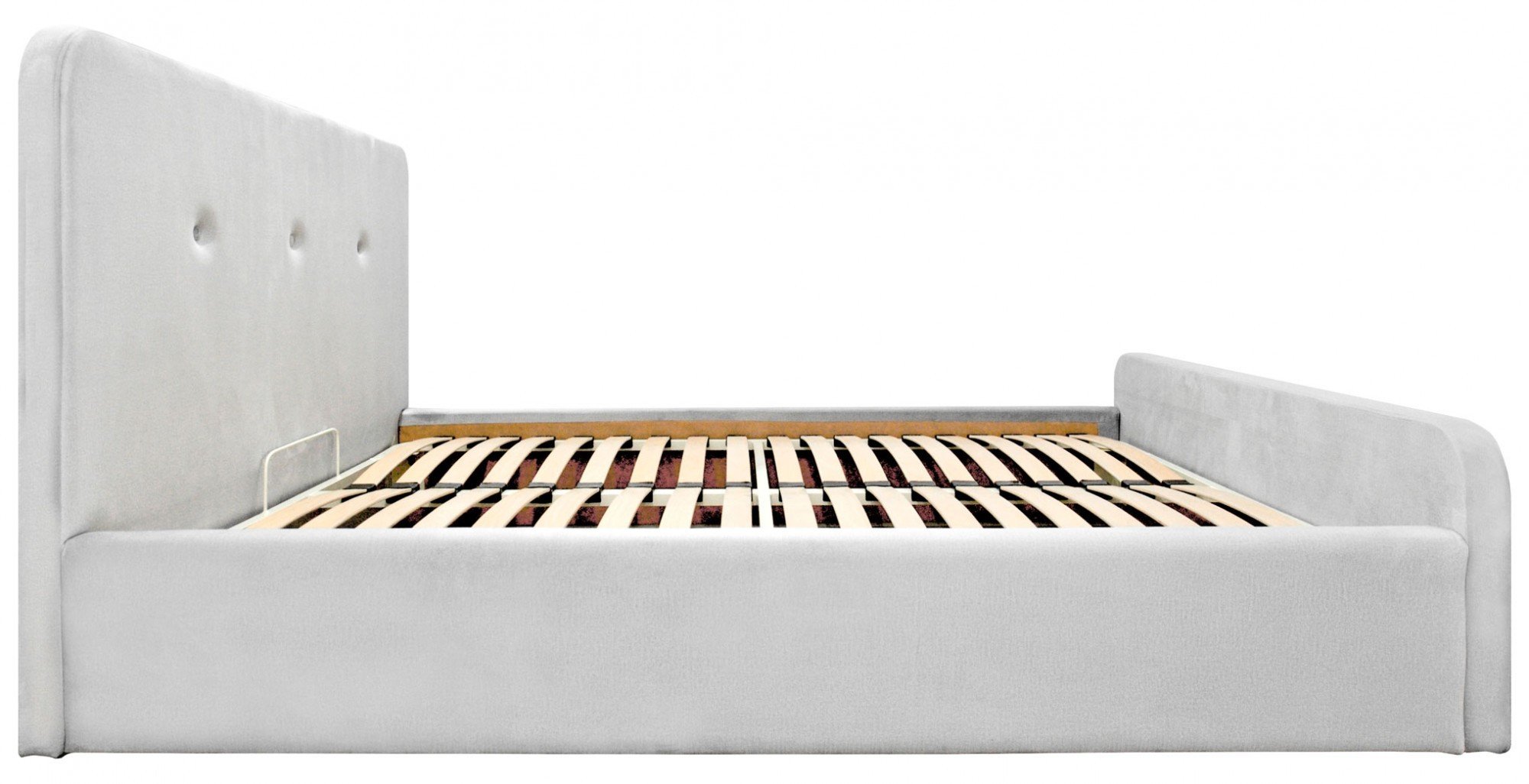 Кровать двуспальная Mishel VIP Monolith 84 180х190 см Серый - фото 3