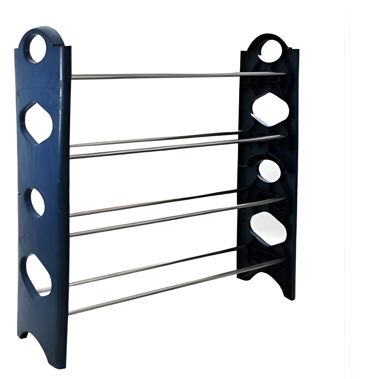 Полиця для взуття Shoe rack 8088 на 12 пар 60х60х30 см Чорний (4-5-14189)