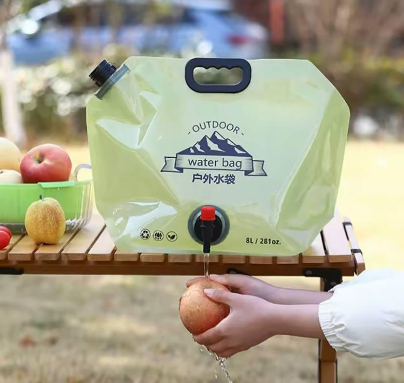 Канистра-пакет складной для воды с ручкой и краником 8 л (82fe87d0) - фото 4