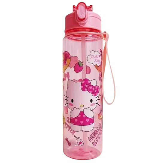Детская бутылка для воды с Hello Kitty 750 мл Розовый (GW-2912)