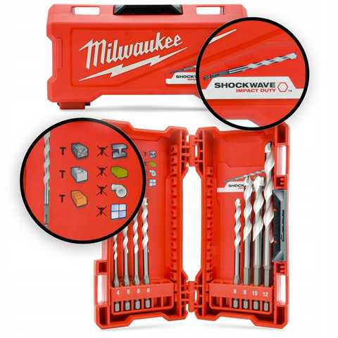 Набор сверл универсальных Milwaukee ShW HEX 8шт (4932471112) - фото 2 Набор сверл универсальных Milwaukee ShW HEX 8шт (4932471112) - фото 2