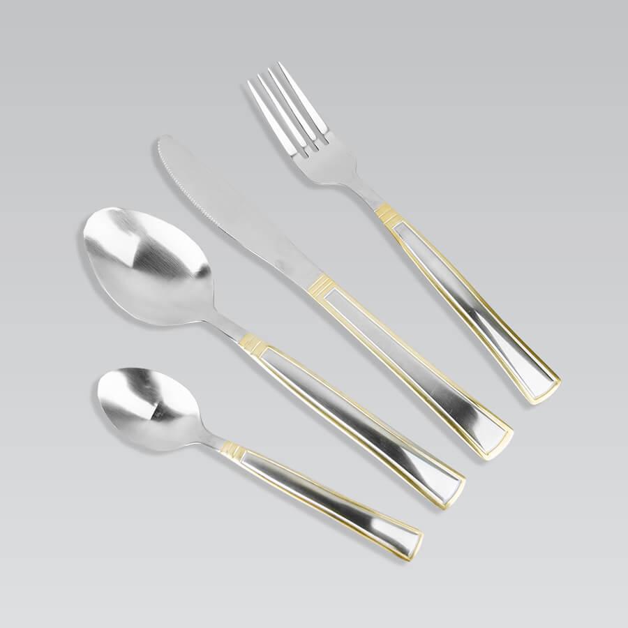 Набор столовых приборов Maestro 24 шт. (MR-1523G-24) Набор столовых приборов Maestro 24 шт. (MR-1523G-24)