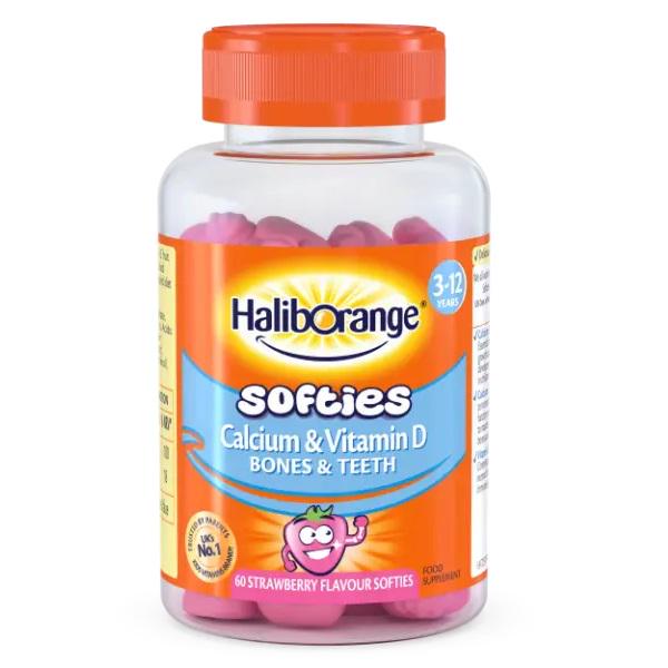 Витаминно-минеральный комплекс для детей Haliborange Kids Calcium & Vitamin D Strawberry 60 gummies (000020712)