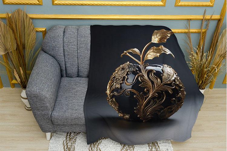 Плед PromoZP Золотое яблоко плюш однослойный 150х210 см (102371-2)