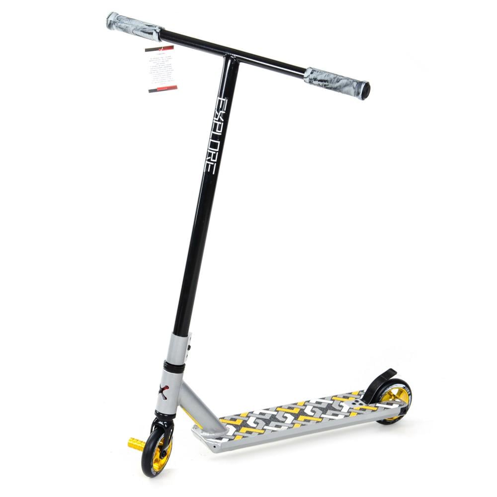 Самокат трюковый Explore Storm Deluxe HIC + пега Серый