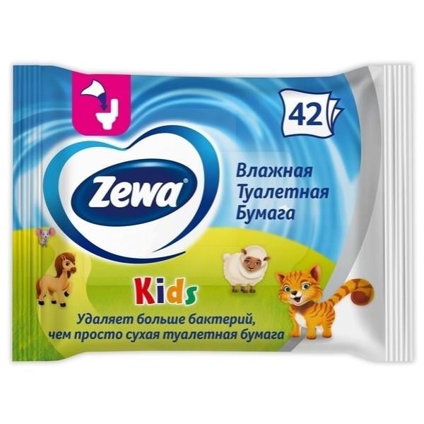 Туалетний папір вологий Zewa Kids Moist 42 шт. (796551)