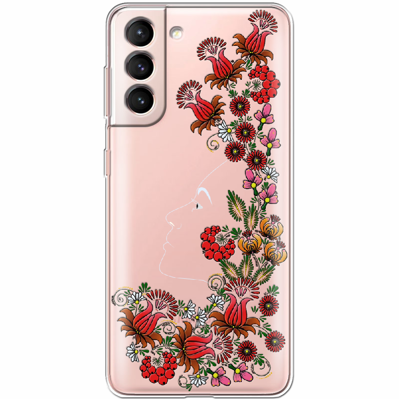Чехол BoxFace Samsung G991 Galaxy S21 3D Ukrainian Muse Прозрачный силикон (41709-bk64-41709)