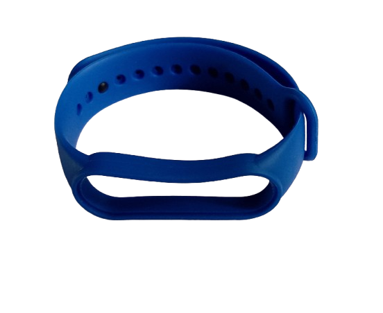 Ремешок для часов Xiaomi Mi Band 5/6 Design Ярко-синий (2382)