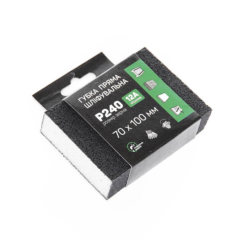 Губка шлифовальная Apro четырехсторонняя прямая P240 (828099)