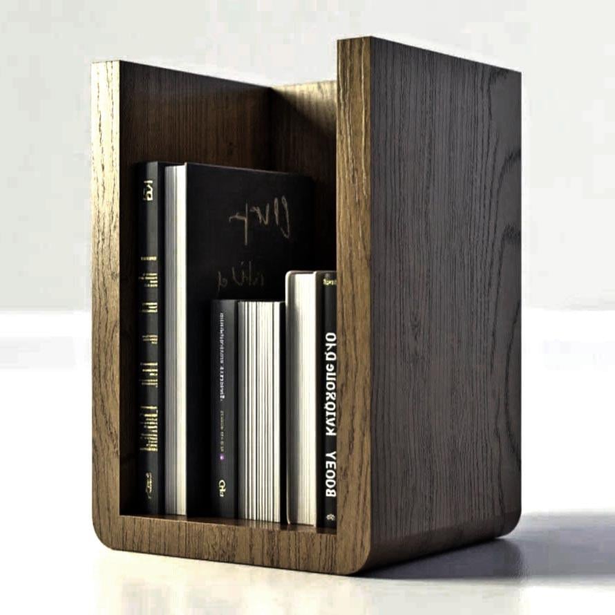 Полка книжная настольная из дерева Мейлян Палисандр (КПА-043202)