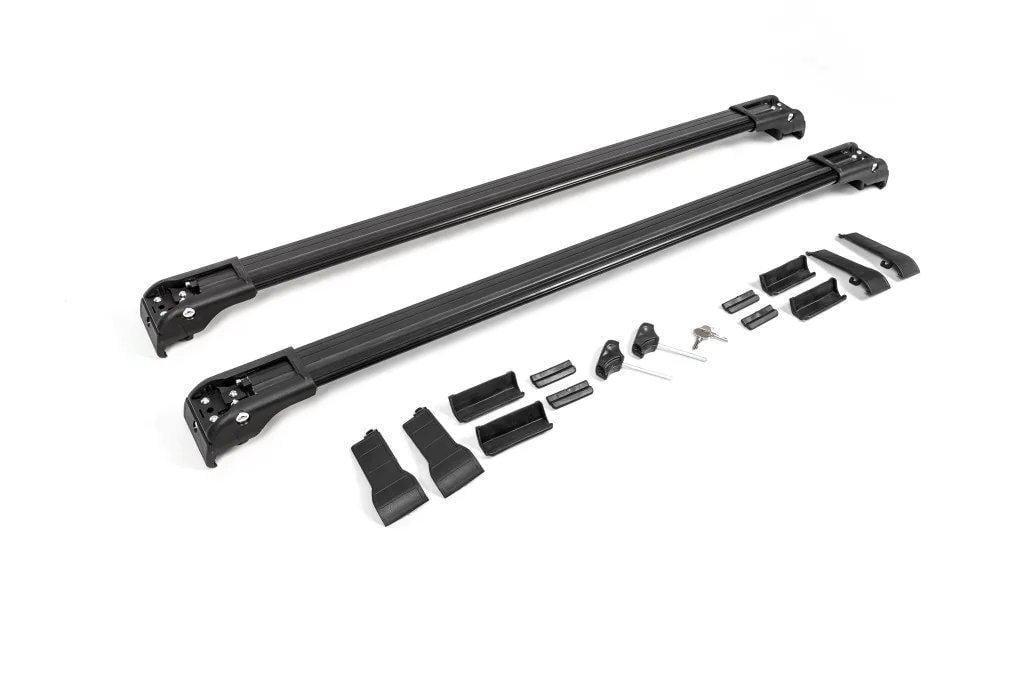 Багажник на интегрированные рейлинги под ключ Erkul WingCarrier V2 для BMW X5 F-15 2013-2018 рр. алюминий 2 шт. Черный (169854)
