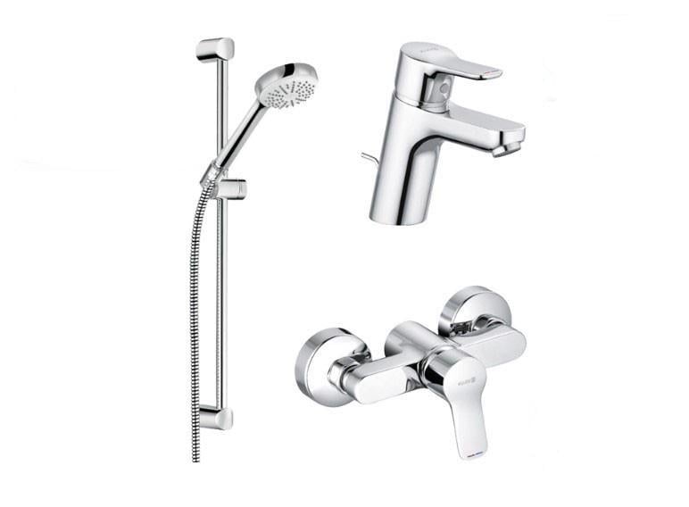 Набор смесителей для ванной Kludi Pure&Easy 3in1 378450565 Набор смесителей для ванной Kludi Pure&Easy 3in1 378450565