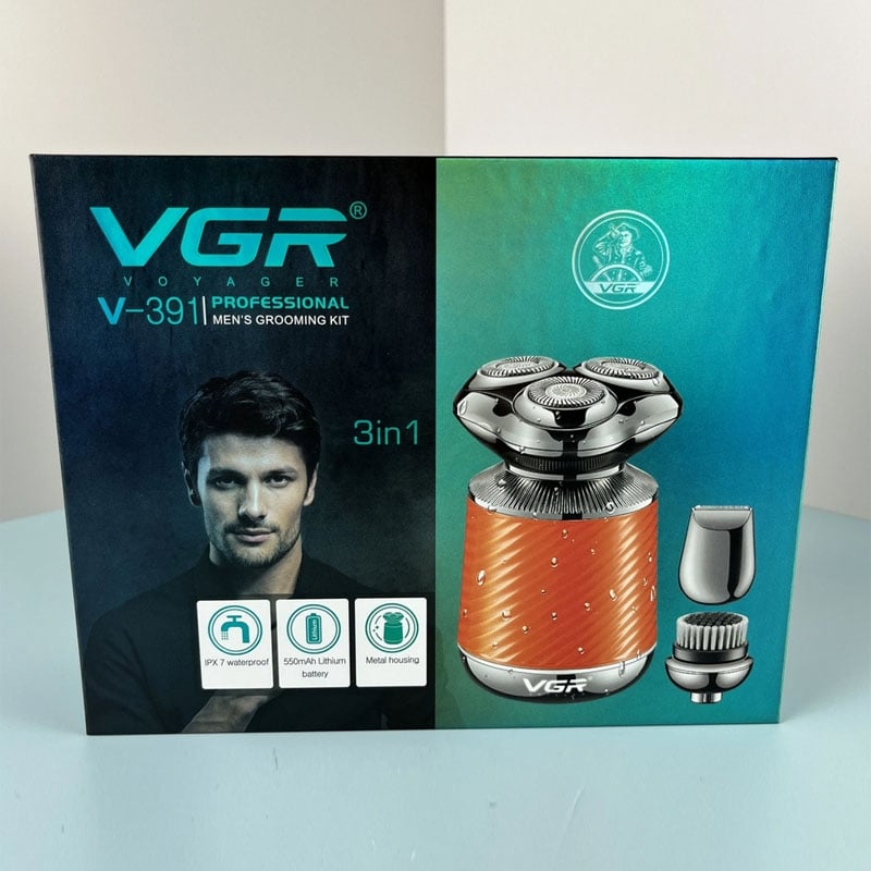 Електробритва VGR V-391 професійна акумуляторна 5W Orange - фото 15 Електробритва VGR V-391 професійна акумуляторна 5W Orange - фото 15