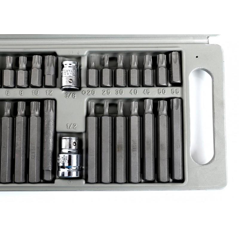 Набор бит Kraft&Dele HEX/TORX/SPLINE 40 шт. (KD10219) - фото 5 Набор бит Kraft&Dele HEX/TORX/SPLINE 40 шт. (KD10219) - фото 5