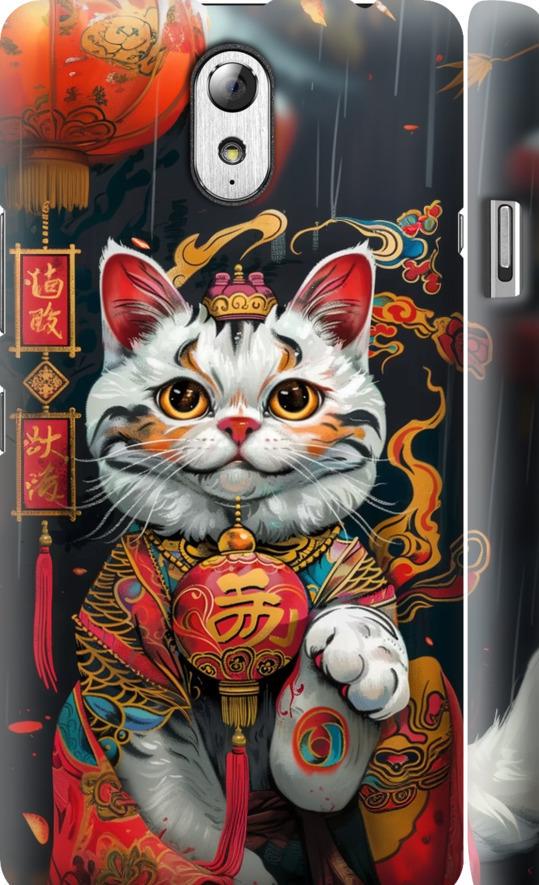 Чехол на Lenovo Vibe P1m China Cat v2 (6135m-154-42517)