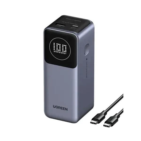 Повербанк 100W PB724 Ugreen Nexode 12000mAh для ноутбука MacBook/Starlink Mini/PD3 Gray (MK001102)