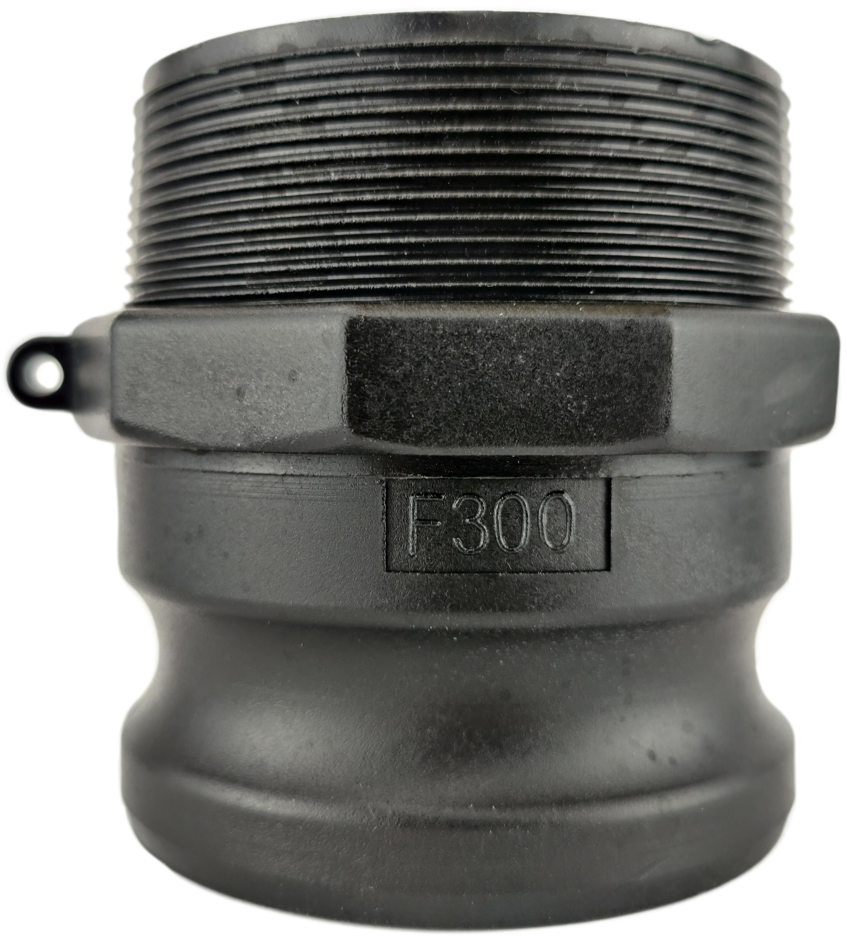 Ниппель camlock тип F с наружной резьбой BSPP ШРЗ полипропилен F-300 3" (50253048)