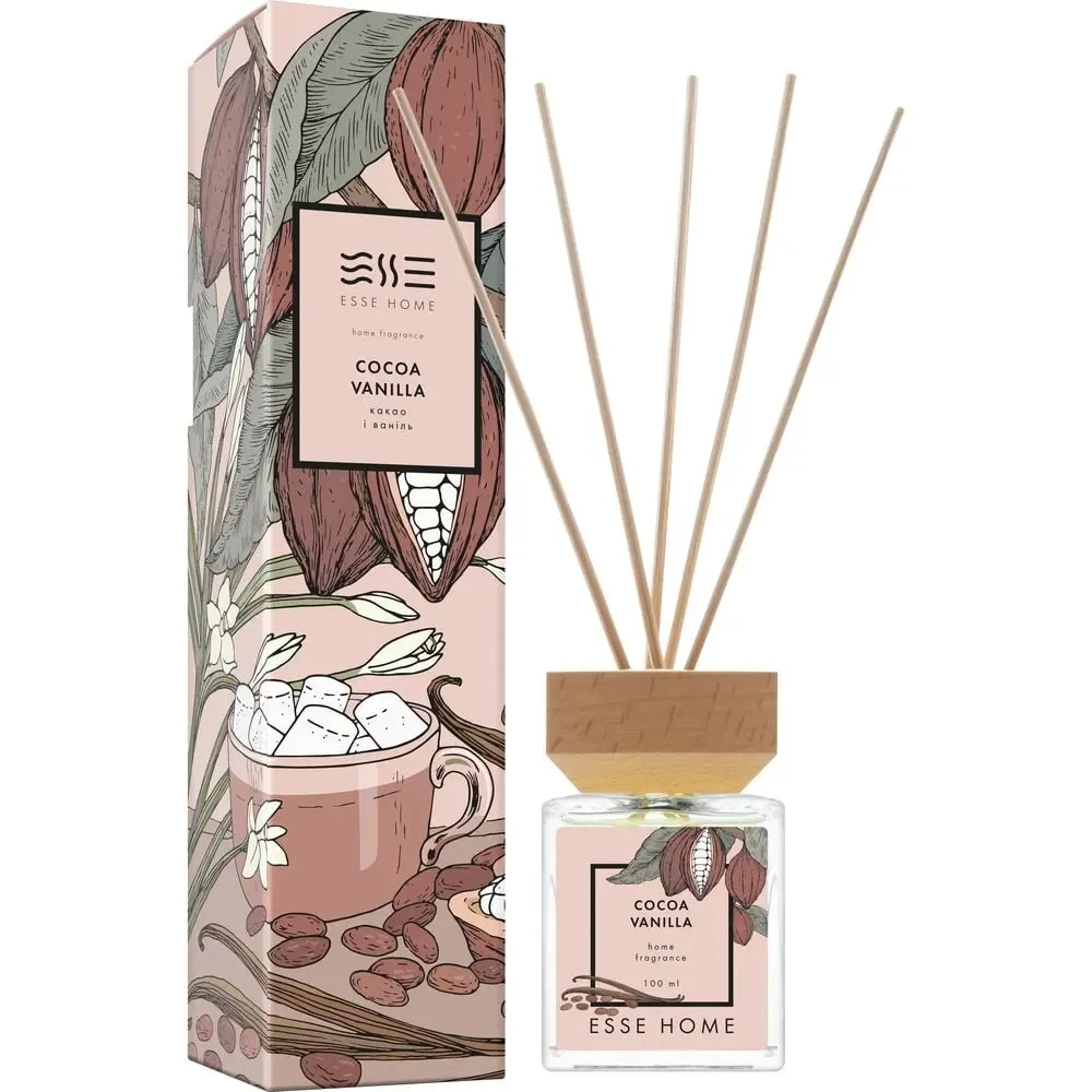 Аромадифузор Esse Home Какао та Ваніль 100 мл (2043193703) Аромадифузор Esse Home Какао та Ваніль 100 мл (2043193703)