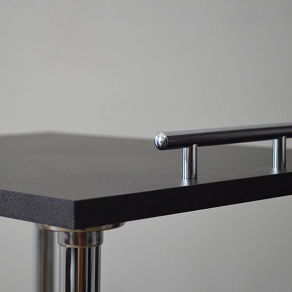 Тележка косметологическая Стандарт 2 Черная (10130(1)) - фото 3