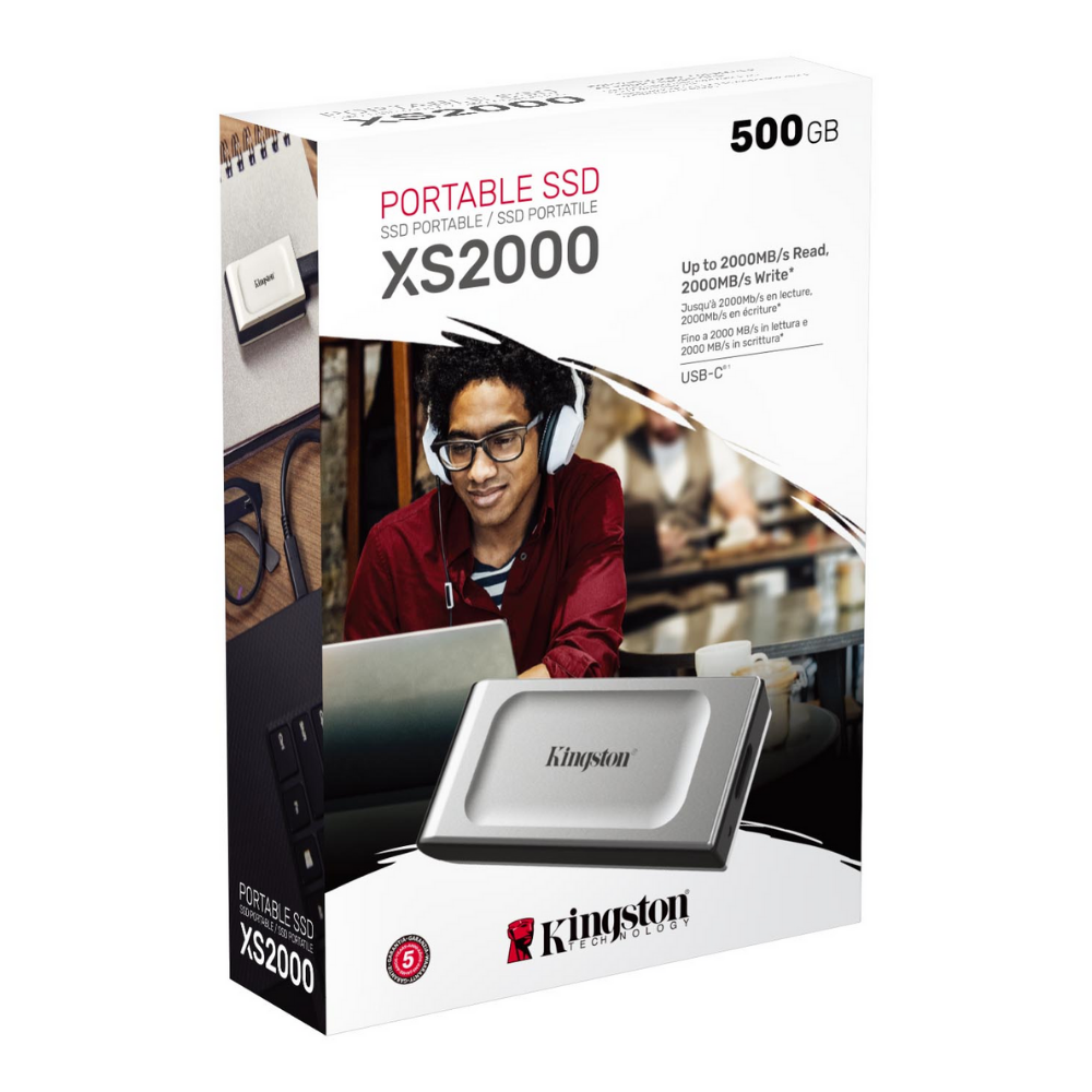 Твердотельный накопитель Kingston Portable SSD XS2000 500 Гб (10060536) - фото 3