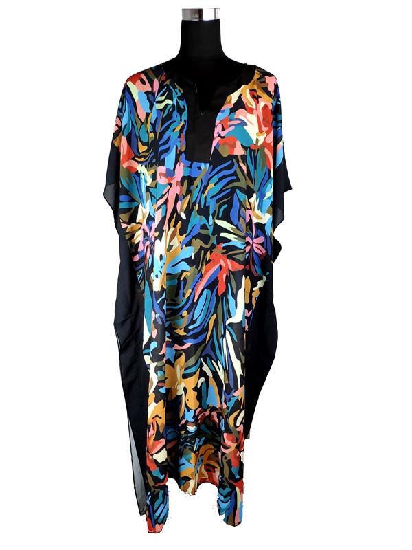 Туніка вільна віскоза One size Чорний (C3060) Туніка вільна віскоза One size Чорний (C3060)