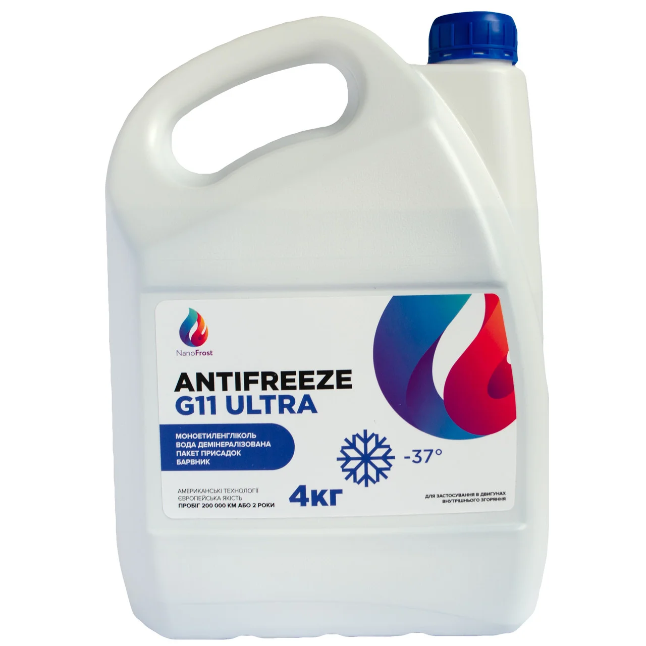Антифриз NanoFrost G11 ULTRA 4 кг Синий