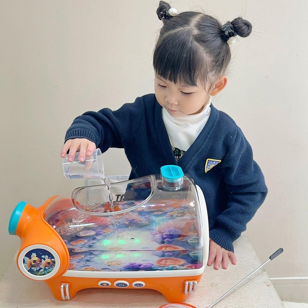 Акваріум для рибок настільний з компресором/підсвічуванням та аксесуарами акумуляторний (2446044317) - фото 4 Акваріум для рибок настільний з компресором/підсвічуванням та аксесуарами акумуляторний (2446044317) - фото 4