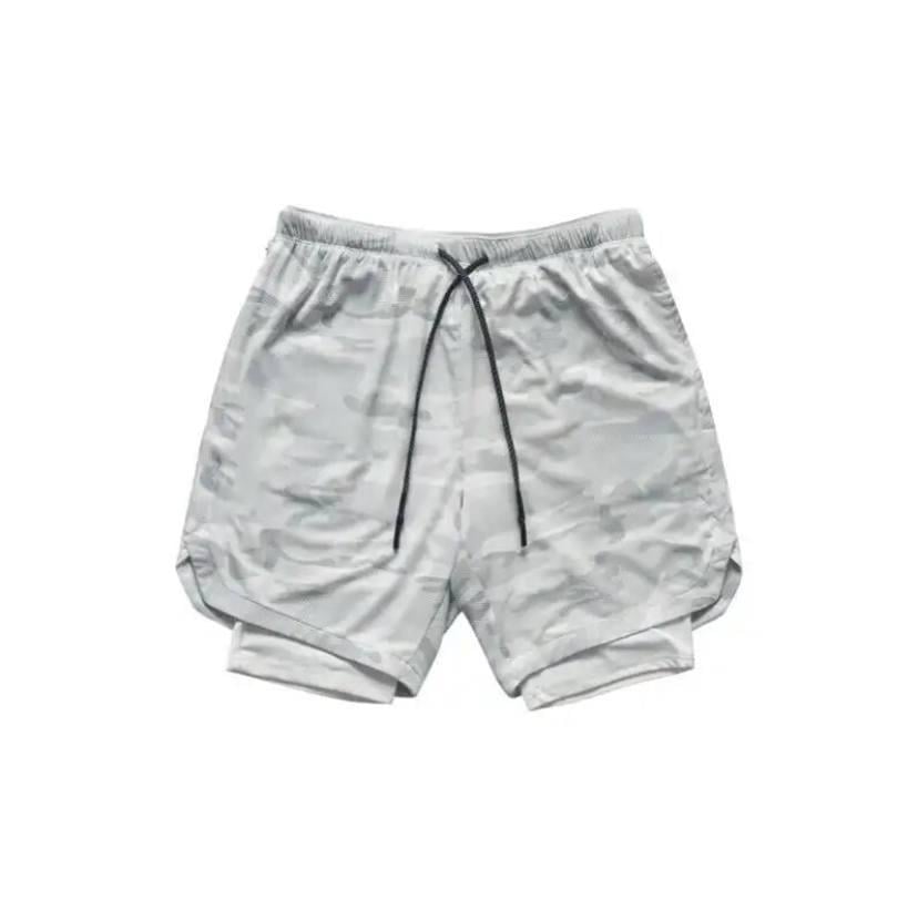 Шорти-тайті Academy чоловічі спортивні для бігу/тренування XL Білий (8033347)