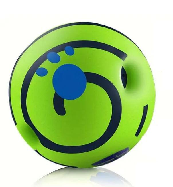 Мяч для животных Wobble Wag Giggle Ball AND-98 интерактивный с едой Зеленый (24199278)