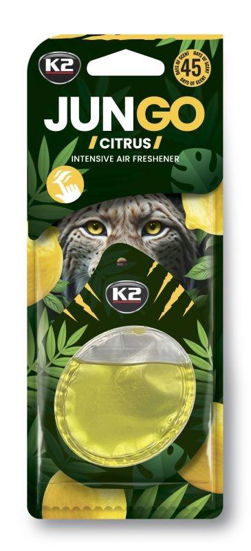 Ароматизатор для салону авто К2 Jungo Цитрус 20 г (V361)