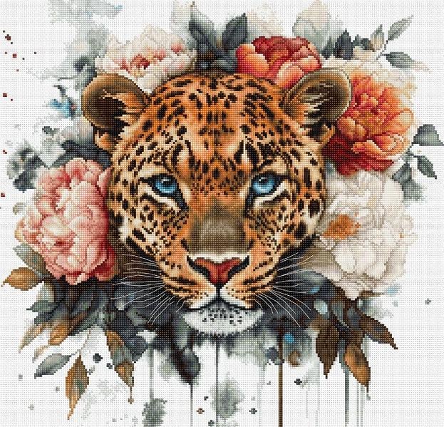 Набор для вышивки крестиком L9954 Wild Beauty