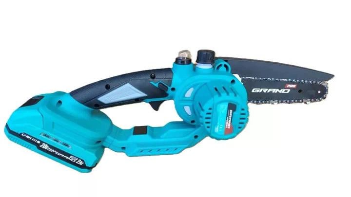 Пила ланцюгова акумуляторна Grand АПЦ-6М/2-1 з секатором Grand СА-30F/20BL-base з подовжувачем 2, 5 м (30807316) - фото 4