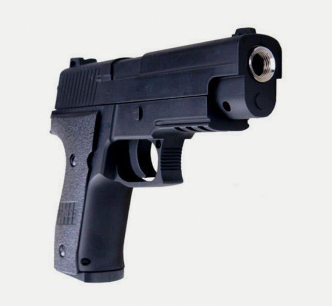 Пистолет детский SIG Sauer P226 ZM 23 железный стреляет пластиковыми пулями Черный (9761491) - фото 2