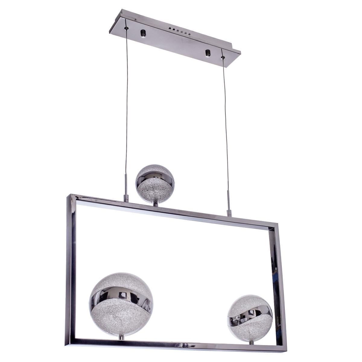 Люстра молекула Brille подвесная LED 25W WW CH BL-568S/3 23-605
