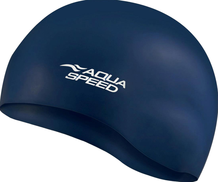 Шапочка для плавання Aqua Speed MONO Уні силікон Темно-синій Шапочка для плавання Aqua Speed MONO Уні силікон Темно-синій
