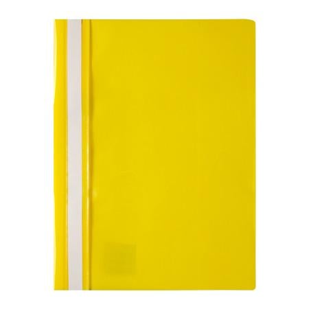 Папка-швидкозшивач Axent A4 з прозорим верхом без перфорації Жовтий (1317-26-A) Папка-швидкозшивач Axent A4 з прозорим верхом без перфорації Жовтий (1317-26-A)