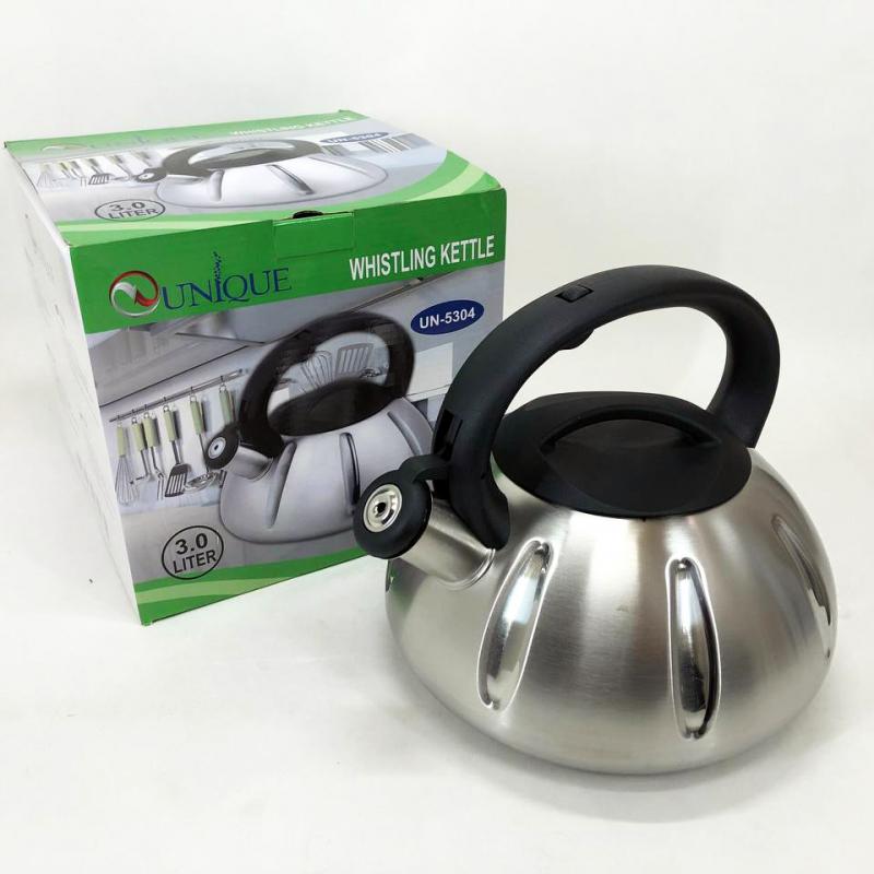 Чайник Unique UN-5304 со свистком 3 л (tf5904) - фото 7