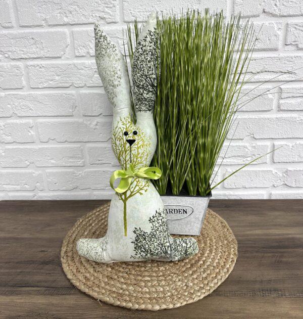 Кролик пасхальный Comfort Home Wood green 45 см